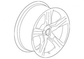 Диск колесный R20 Chevrolet Camaro 16- SS 8.5J et25