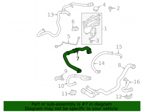 Патрубки системи охолодження Land Rover Range Rover Evoque 12-17 2.0