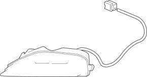 Поворотник левый Infiniti Q50 14-18 Base, Premium
