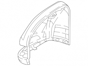 Кришка бокового дзеркала права Mercedes H247 GLA 20-26