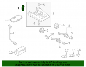Кнопка Start-Stop Audi A3 8V 15-16 4d S-line