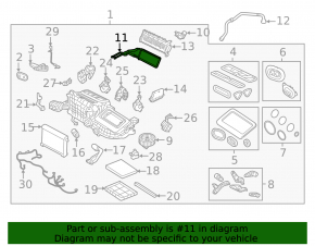 Радиатор отопителя печки Land Rover Range Rover Velar 18-23 dual zone