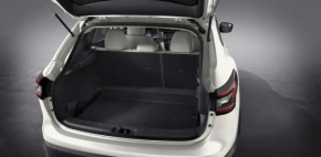 Ковер багажника ткань Nissan Rogue Sport 17-22 черный, под запаску, под химчистку