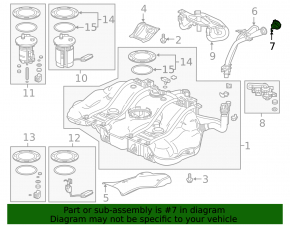 Крышка заливной горловины бензобака Honda Insight 19-22