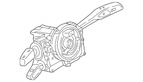 Подрулевой переключатель гитара в сборе Audi A5 F5 18-25