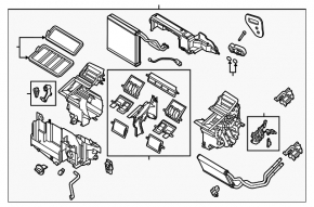 Печка в сборе кондиционер Mazda CX-5 22-25 auto