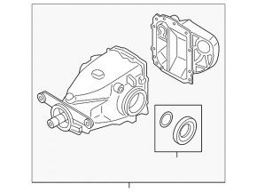 Задній диференціал редуктор BMW 3 F30 12-16 3.15