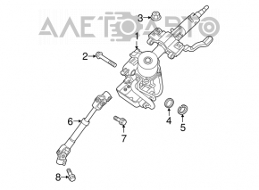 Рулевой карданчик Hyundai Elantra UD 11-13