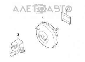 Вакуумный усилитель Mazda3 2.3 03-09