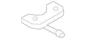 Кронштейн глушителя задний левый BMW 5 G30 17-23 2.0T, 3.0T, 530e hybrid