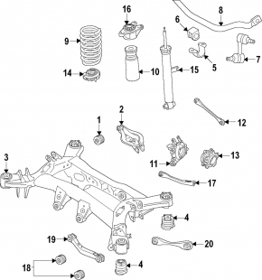 Подрамник задний Hyundai Ioniq 5 22-26 под Standard Range