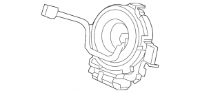 Шлейф руля Honda Civic 11-15 2,4l, Without dx