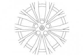 Комплект дисків R17 x 7J 4шт VW Tiguan 18-20 Montana