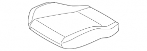 Пассажирское сиденье Ford Mustang mk6 18-23 без AIRBAG, механическое, купе, черное, ткань, под химчистку