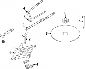 Буксировочный крюк задний Mazda CX-90 24-26