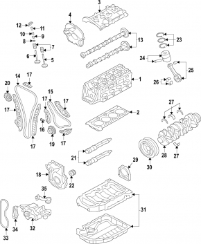 Шкив коленвала Audi Q5 8R 11-17 2.0T