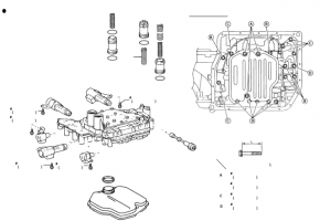 Гідроблок АКПП Lexus RX300 98-03 U140E FWD