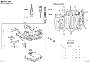 Гідроблок АКПП Lexus RX300 98-03 U140E FWD