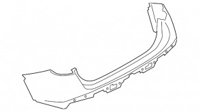 Бампер задній голий BMW X1 E84 13-15