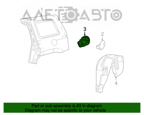 Корпус люка бензобака Jeep Patriot 11-17