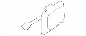 Заглушка буксировочного крюка заднего бампера Audi A4 B9 17-17
