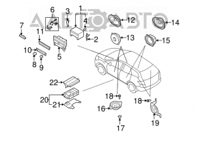 Головное устройство Mazda CX-7 06-08