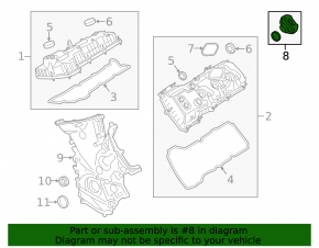 Крышка маслозаливной горловины Ford Ecosport 18-22 2.0