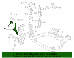 Рычаг нижний длинный передний правый Mazda6 03-08