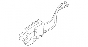 Привод актуатор замка двери багажника BMW X1 F48 16-22