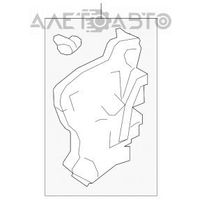 Замок двери передней правой Honda Civic X FC 16-21 4d