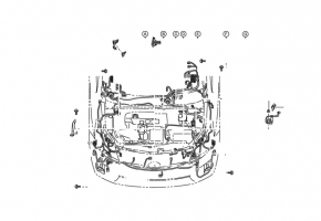 Провод массы инвертора Toyota Prius V 12-17
