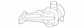 Клапан ЕГР VW Passat b7 12-14 2.5