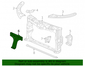 Планка замка капота Honda Civic XI FE/FL 22-26