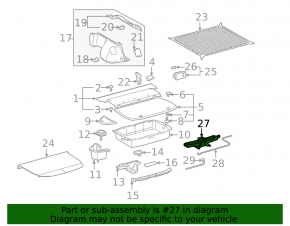 Домкрат Toyota Prius 20 04-09