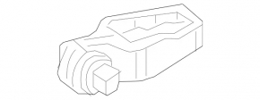 Подушка двигуна ззаду нижня Mercedes CLA 250 14-19
