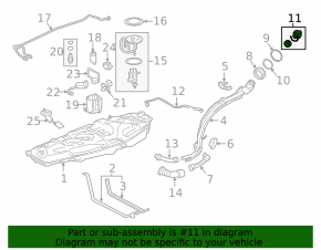 Крышка заливной горловины бензобака Toyota Avalon 13-18