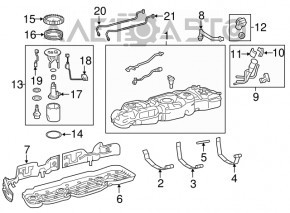 Крышка заливной горловины бензобака Toyota Avalon 13-18