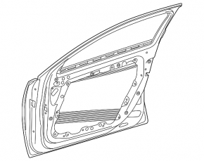 Дверь в сборе передняя правая Mercedes A-class V177 19-22