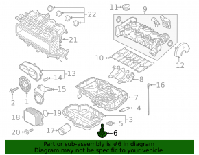 Датчик уровня масла VW Jetta 11-18 USA 1.4T hybrid