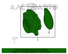 Корпус помпы 2AR-FXE Toyota Camry v50 12-14 hybrid usa без помпы