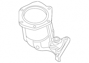 Катализатор правый Nissan Maxima A36 16-23 3.5