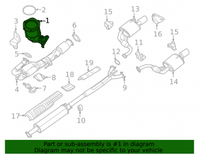 Катализатор правый Nissan Maxima A36 16-23 3.5