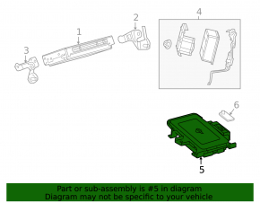 Беспроводное зарядное устройство Toyota Prius 50 19-22 черное