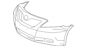 Бампер передний голый Toyota Camry v40 07-09