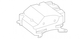 Модуль srs airbag компьютер подушек безопасности Mercedes W213 E 23-23