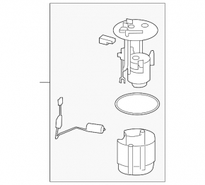 Топливный насос бензонасос Mitsubishi Outlander 14-18 3.0
