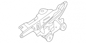 Петля капота права BMW X1 F48 16-22