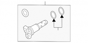 Клапан VVT BMW X5 F15 14-18 N55B30B 3.0T