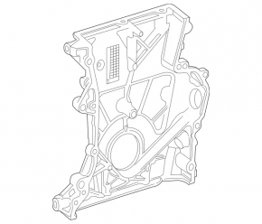 Передняя крышка двигателя Mercedes A-class V177 19-22 2.0T