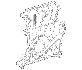 Передняя крышка двигателя Mercedes A-class V177 19-22 2.0T